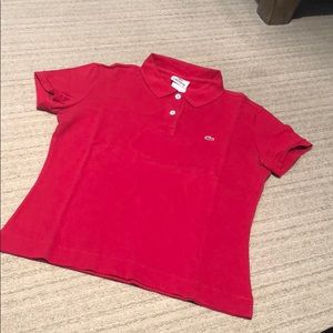 Red Lacoste Polo